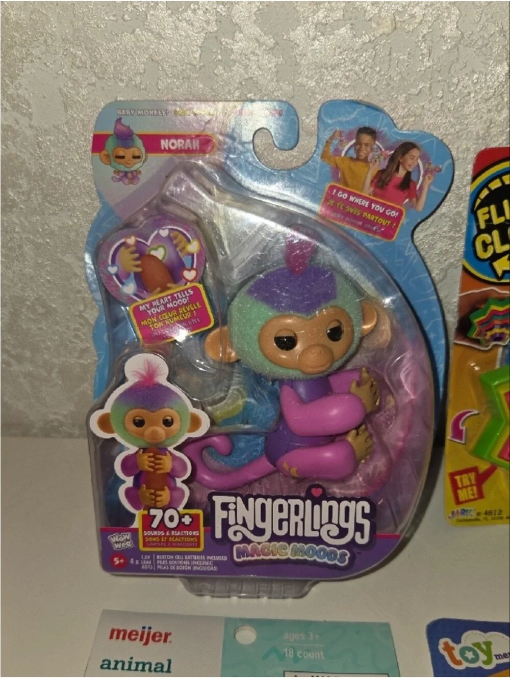 Fingerlings Interactive Toy - plus dinosaurs and sensory toy (includes 3 items)
